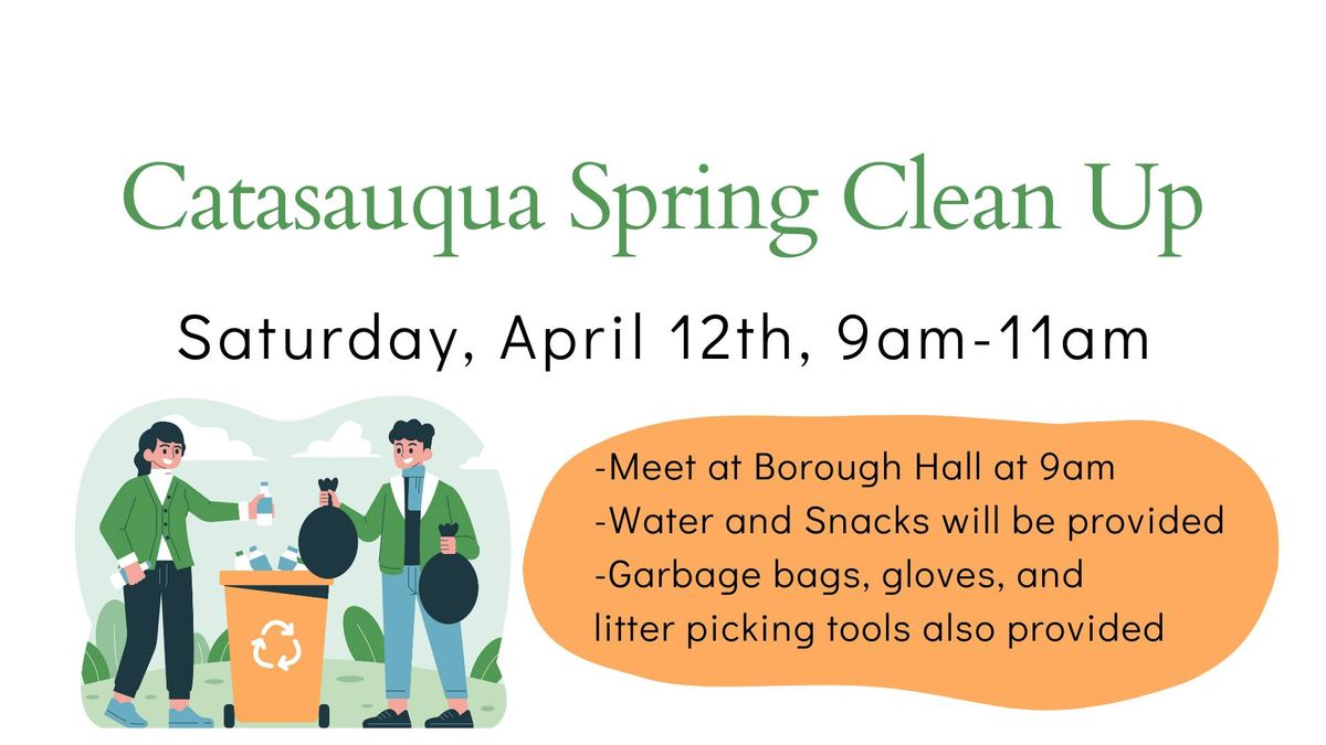 Catasauqua Spring Clean Up 2025