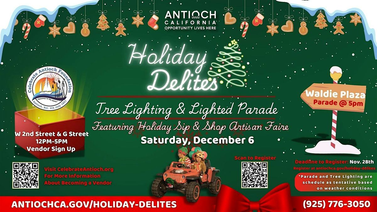 City of Antioch Holiday Delites Parade & Tree Lighting