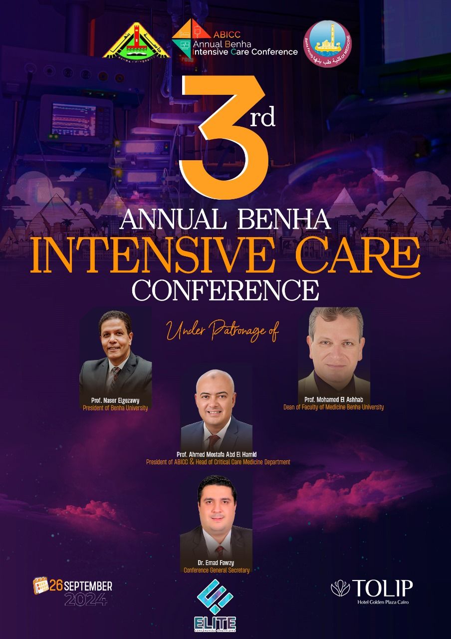 3rd ANNUAL BENHA INTENSIVE CARE CONFERENCE