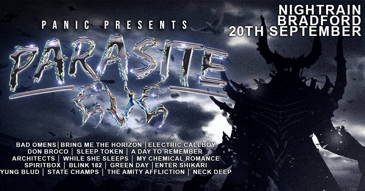 Panic Presents: Parasite Eve Club Night at Nightrain, Bradford