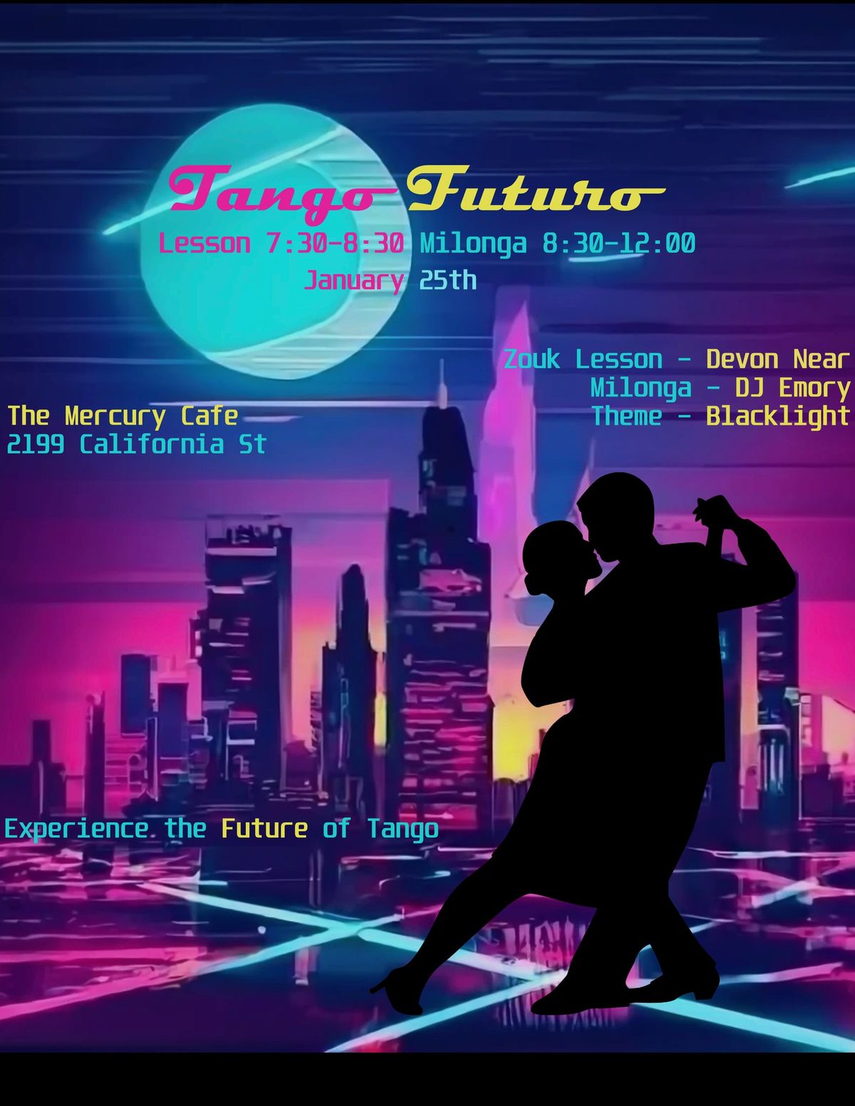 Tango Futuro at the Merc!