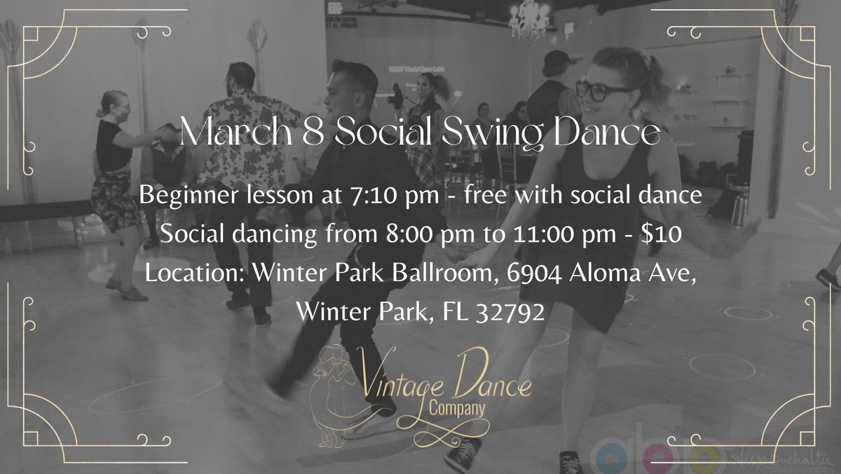 March 8 Social Dance 