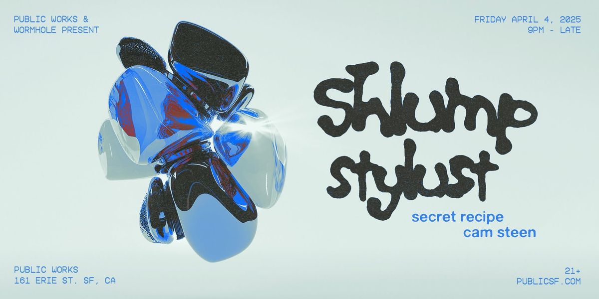 Shlump, Stylust, Secret Recipe & Cam Steen presented by Public Works & Wormhole