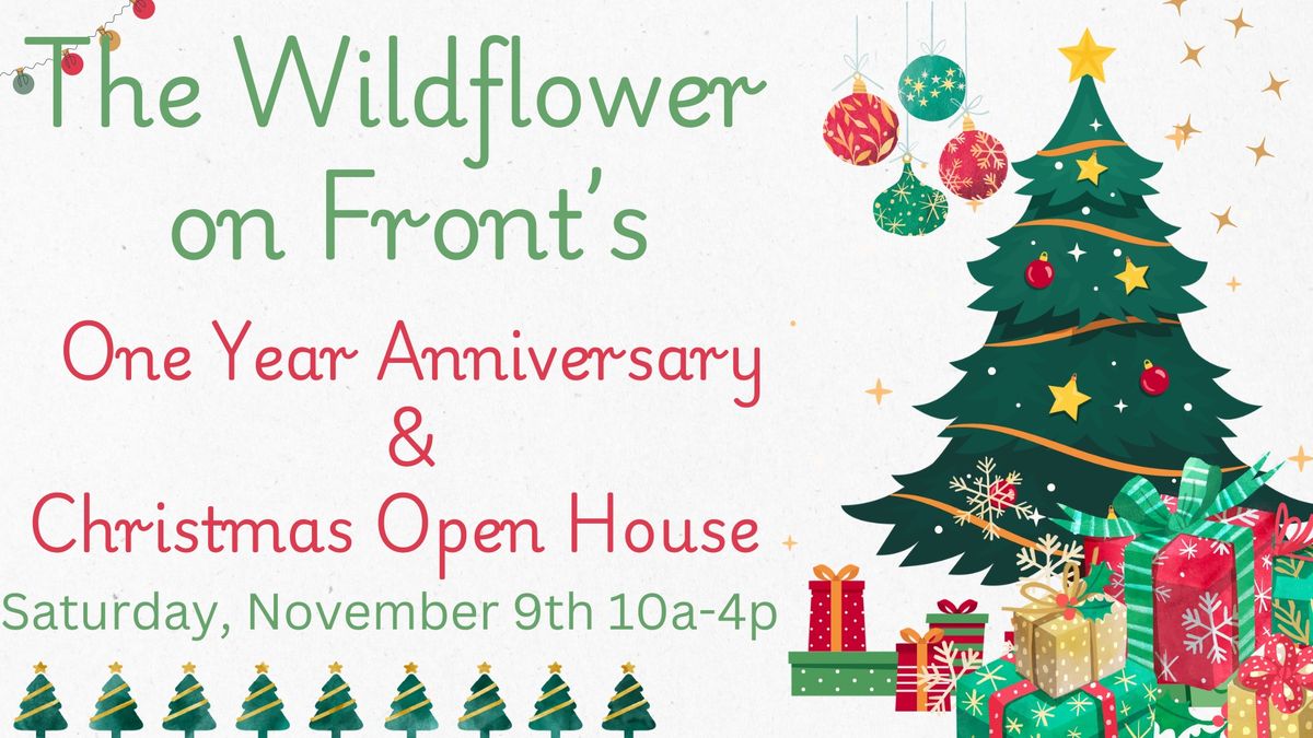 One Year Anniversary & Christmas Open House