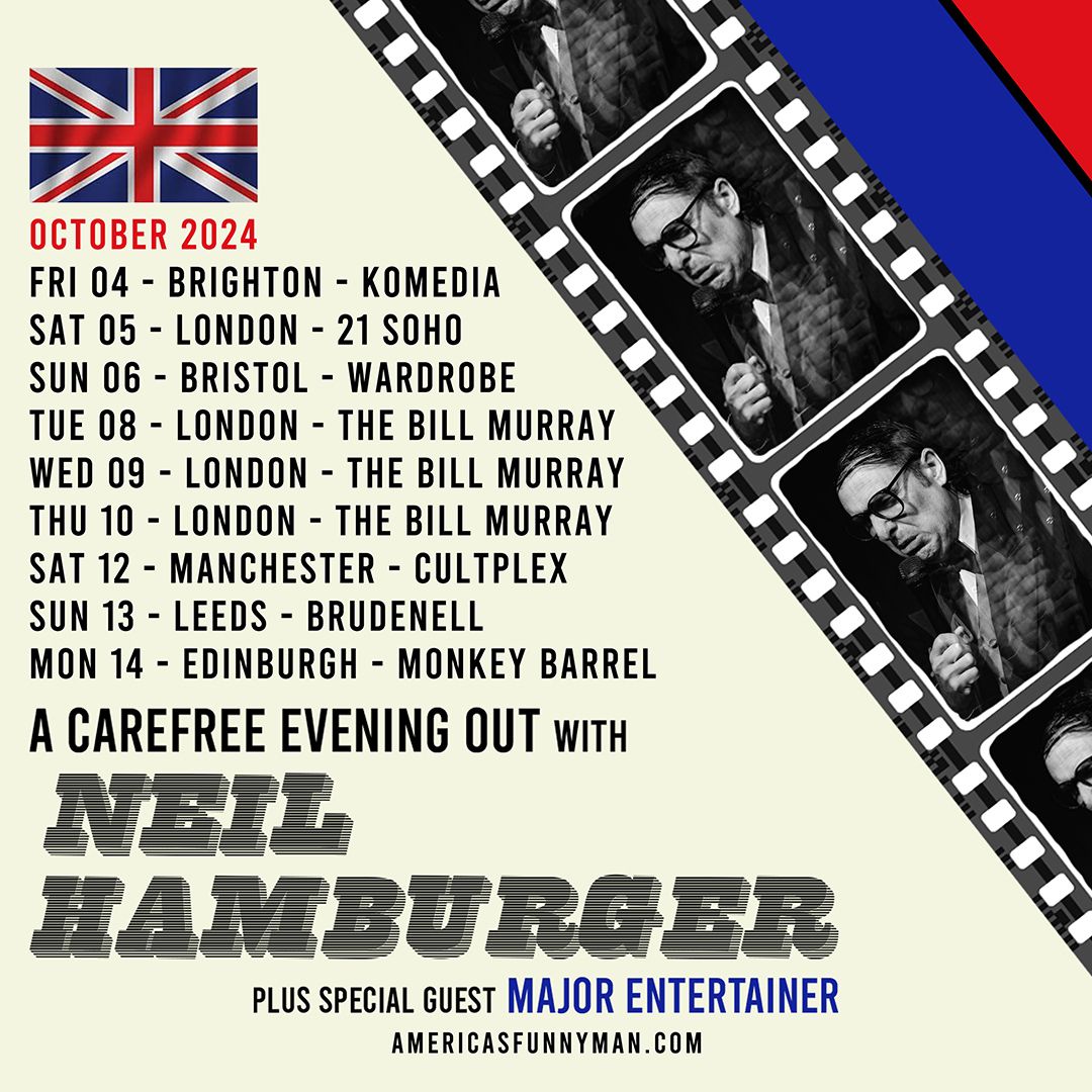 A Carefree Evening Out with Neil Hamburger plus special guest Major Entertainer