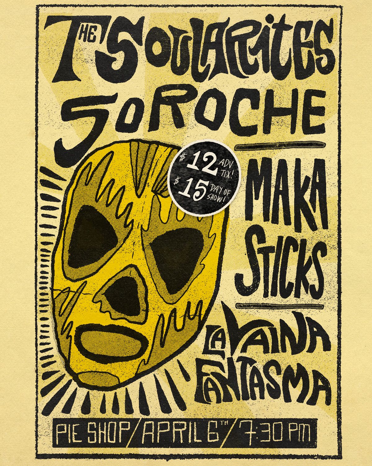 Ska vs Cumbia Punks @ Pie Shop DC feat. Soularites, Soroche, Maka Sticks, La Vaina Fantasma