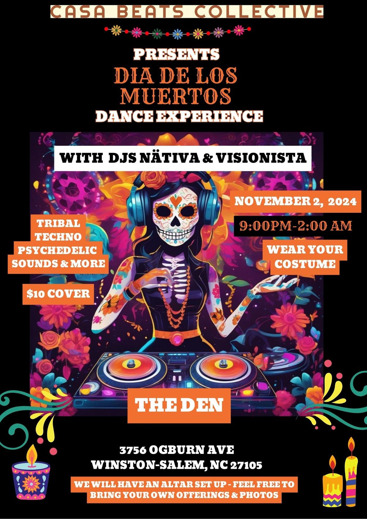 Dia de Los Muertos Dance Experience @ The Den