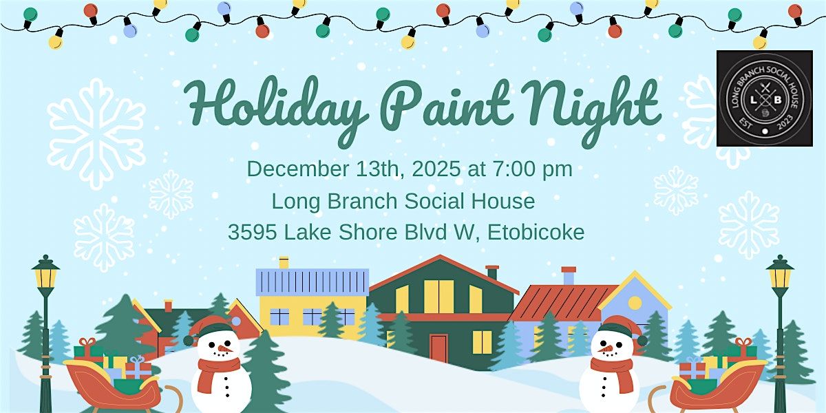 Holiday Paint Night at Long Branch Social House