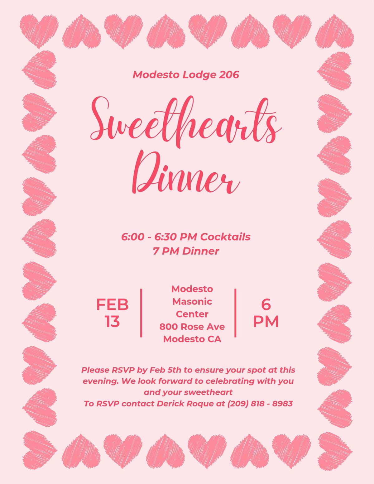 Sweethearts Dinner