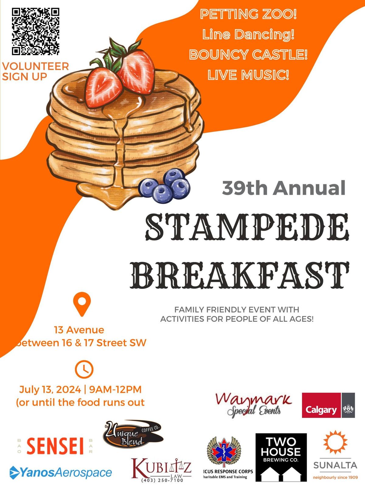39th Annual Stampede Breakfast 