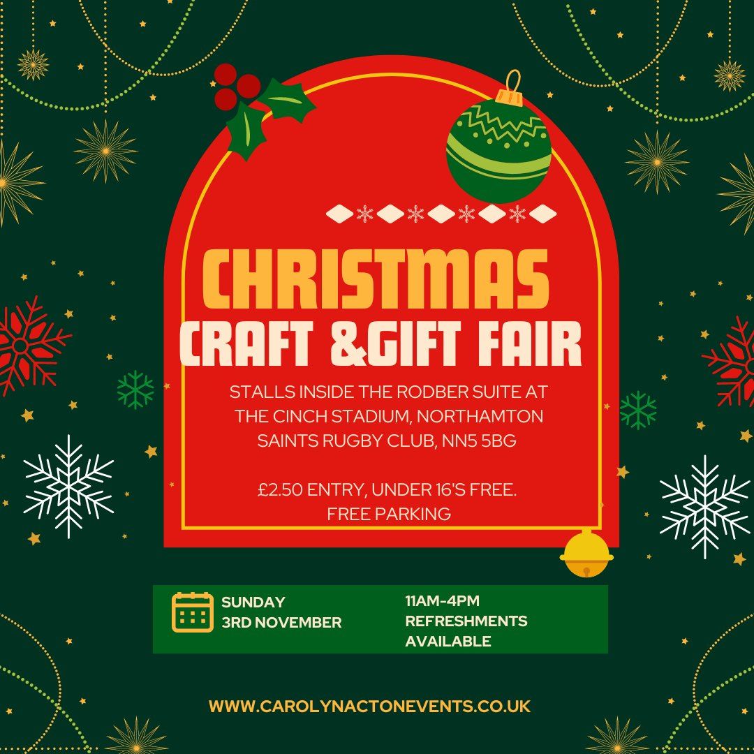 Christmas Craft & Gift Fair, Sunday 3rd November 