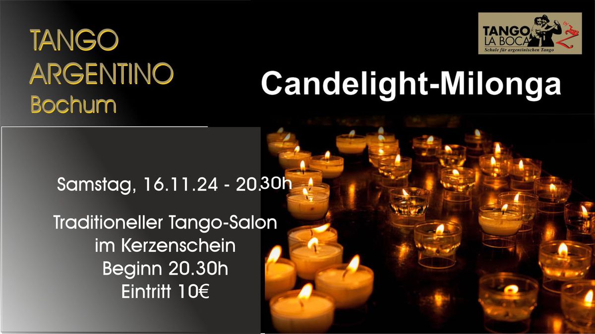 Candelight-Milonga Traditioneller Tango Salon am Samstag