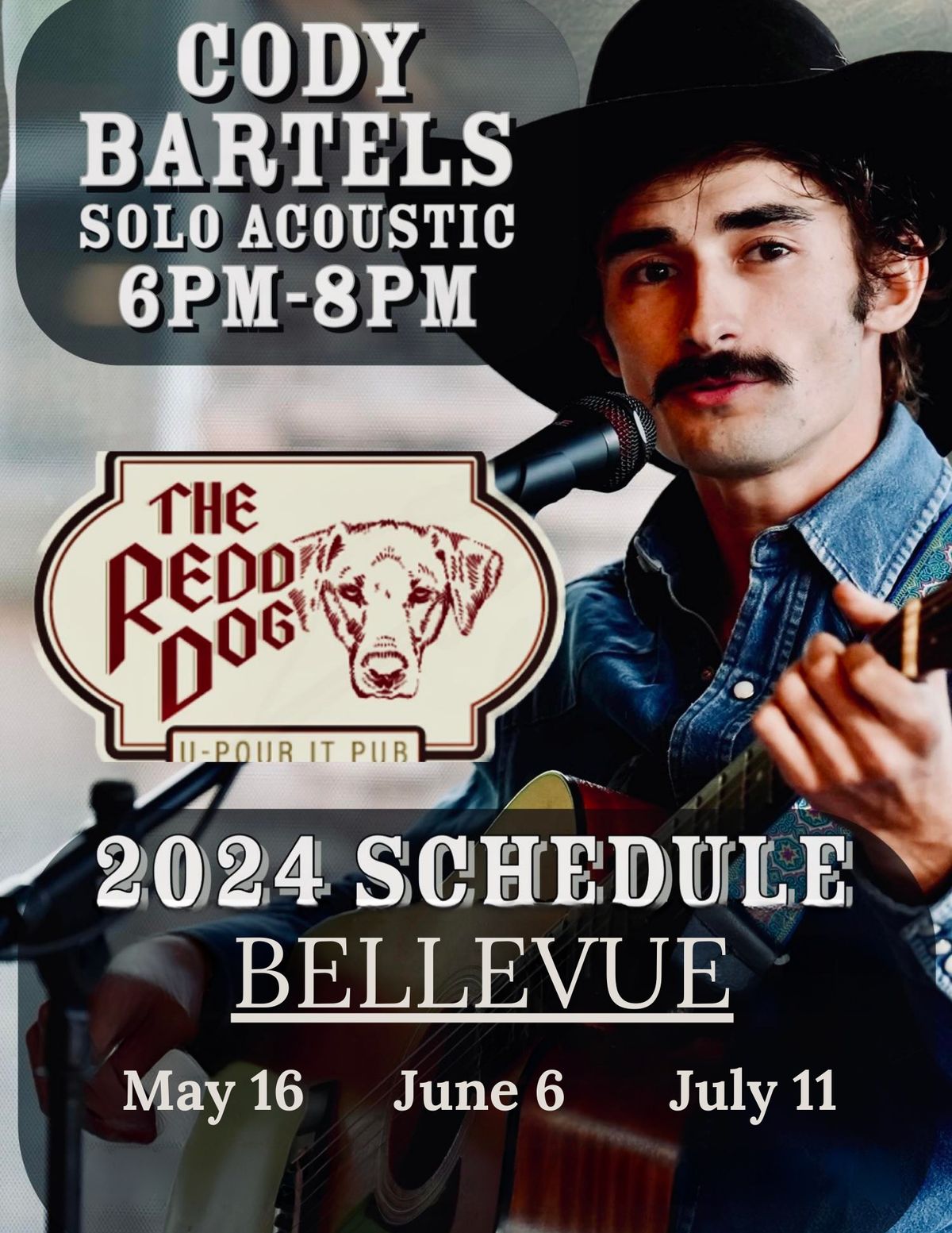 Cody Bartels Solo at The Redd Dog - Bellevue