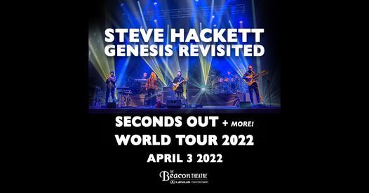 Beacon Theater Schedule 2022 Steve Hackett, The Beacon Theatre, New York, 3 April 2022