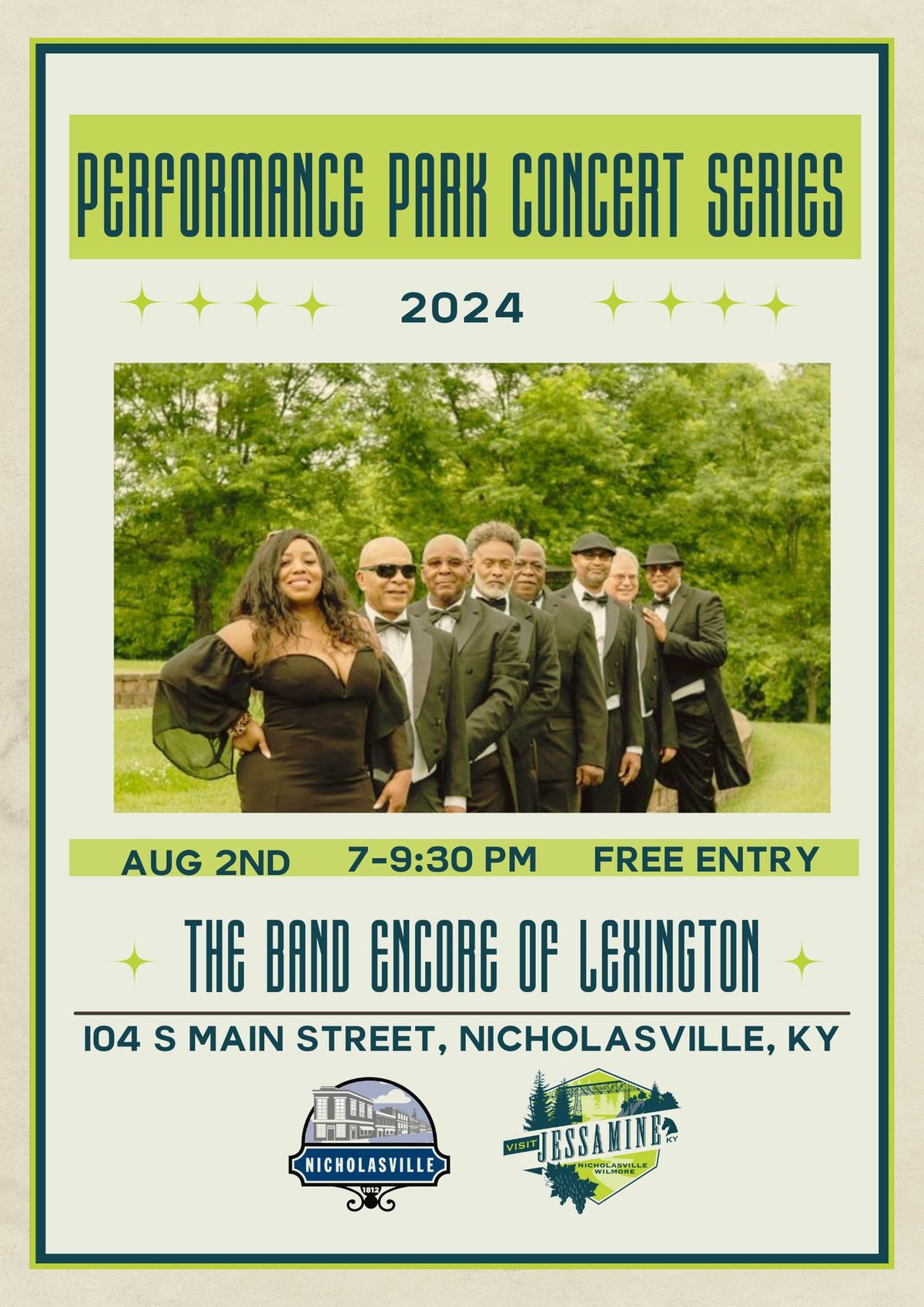 Performance Park Concert Series - The Encore Band of Lexington