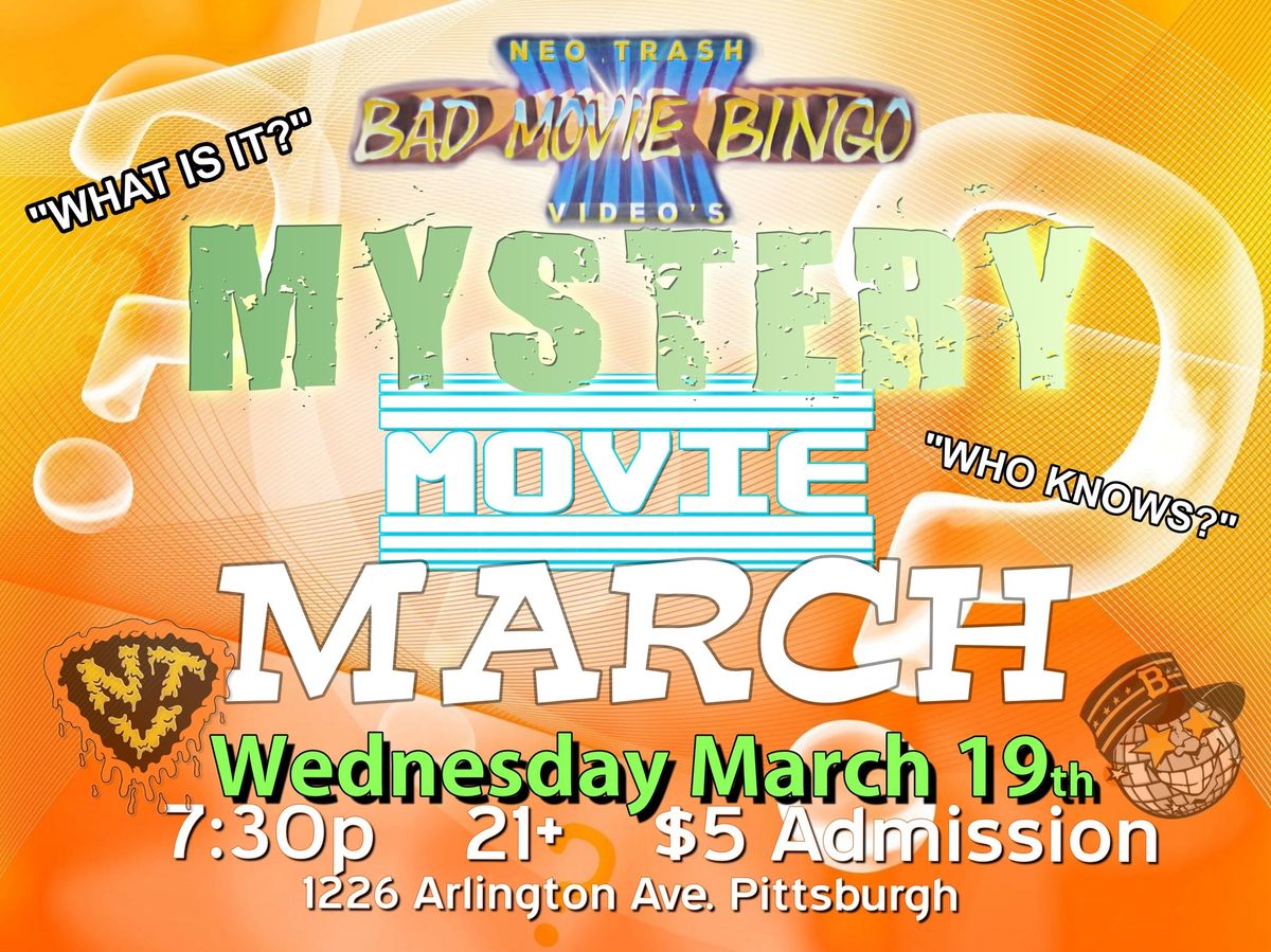 Bad Movie Bingo: Mystery Movie March