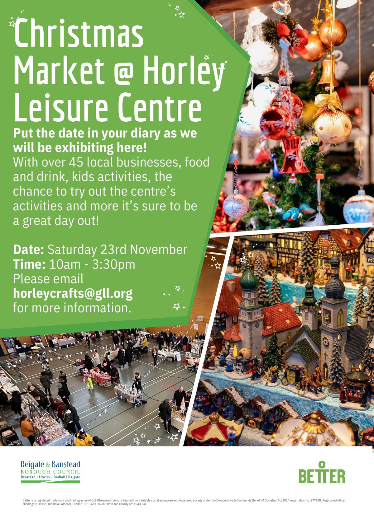 Horley Leisure Centre Christmas mark