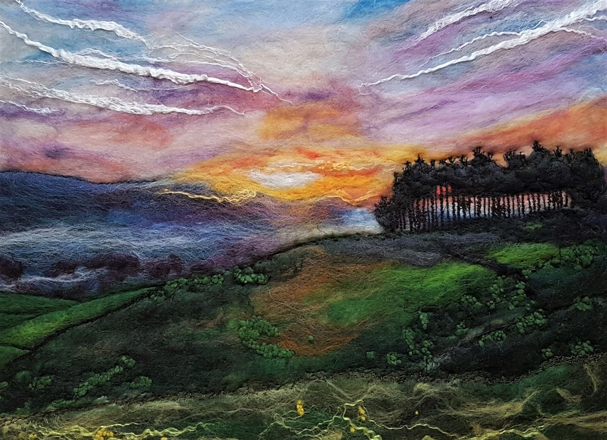 Wet Felted Landscape Workshop & Lunch