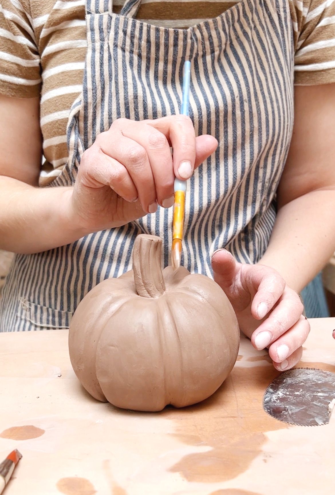 Ceramic Pumpkin Class- Beginner & Family Friendly!