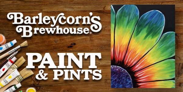 Paint Nite: Bright Rainbow Petals