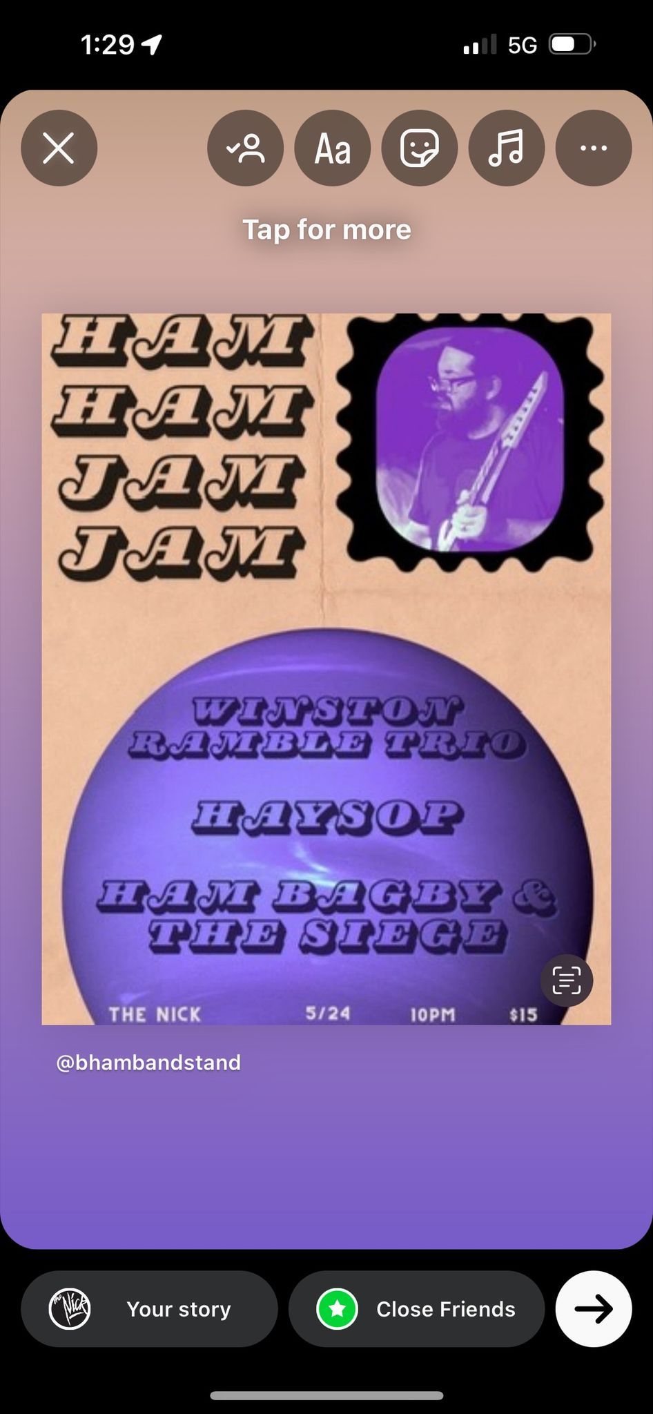 Ham Ham Jam Jam 2024: Winston Ramble Trio, Haysop, Ham Bagby & The Seige