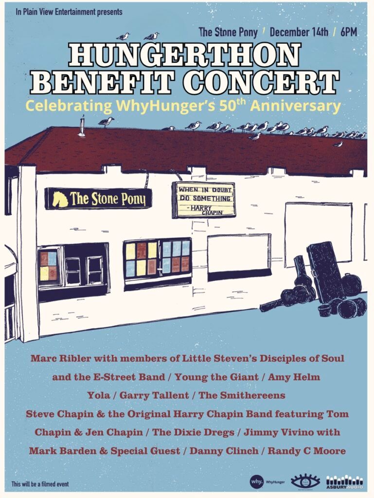 WhyHunger Celebrates 50th Anniversary \/Hungerthon Benefit Docu-Concert at Stone Pony