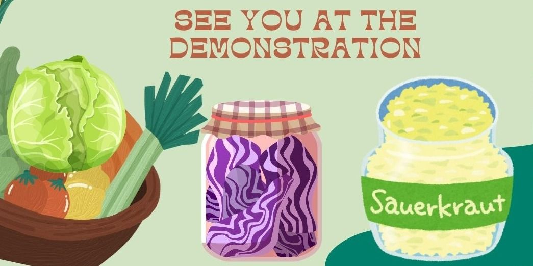 Fermentation Demonstration: Kefir, Yoghurt & Sauerkraut