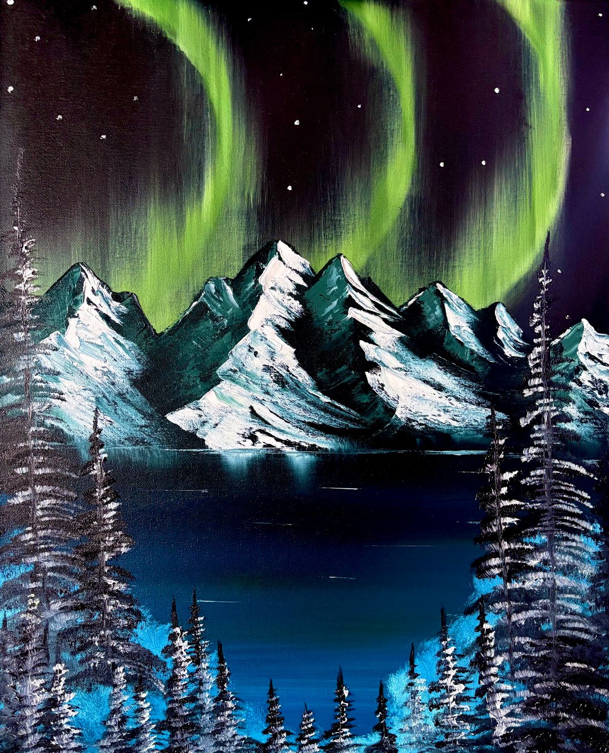 Alaskan Oil on Canvas