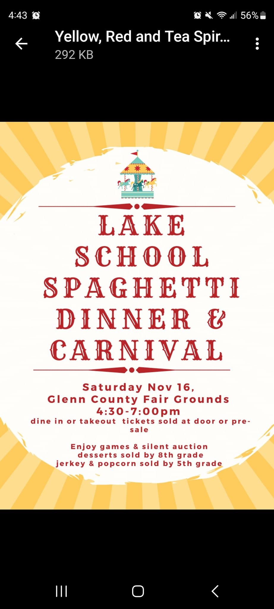 Lake Spaghetti Feed & Carnival