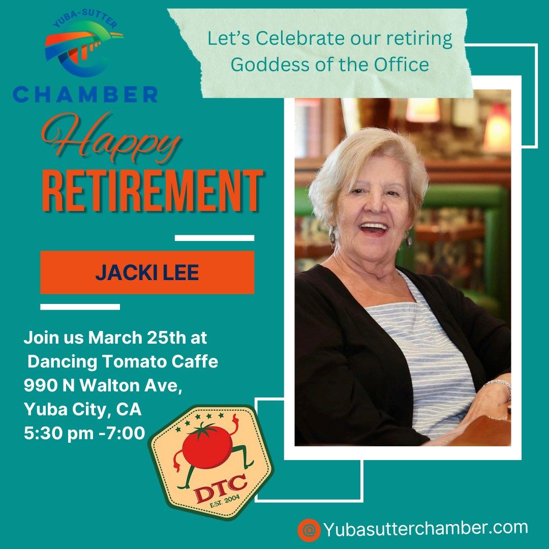 Happy Retirement party for Jacki Lee 