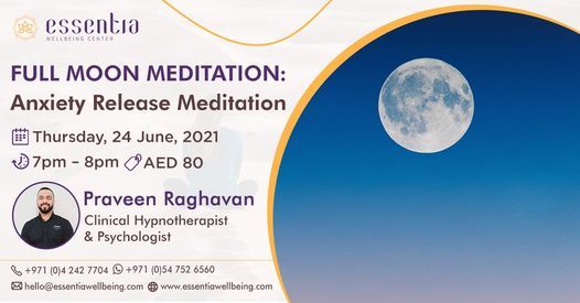 Full Moon Meditation: Anxiety Release Meditation with Praveen Raghavan
