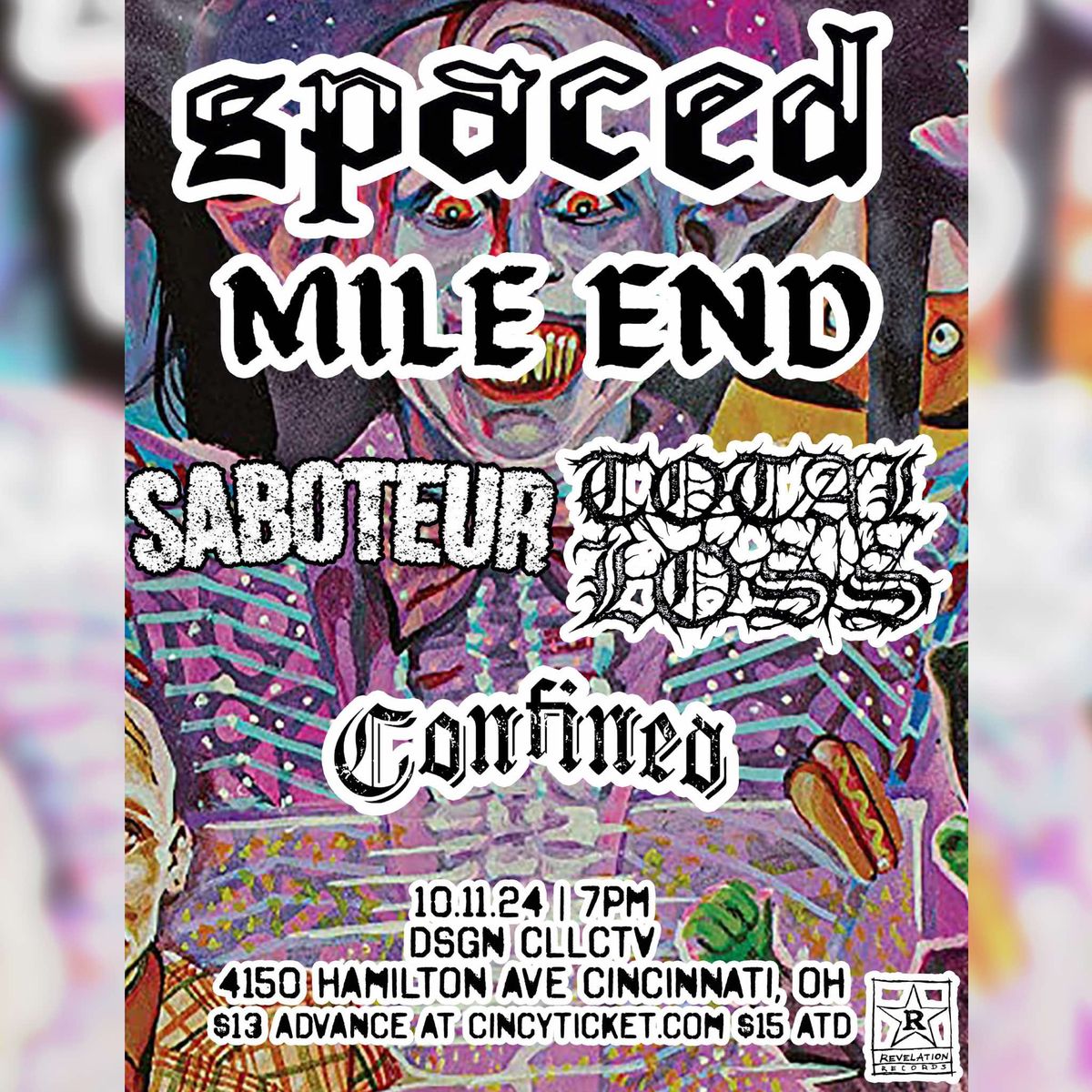 Spaced - Mile End - Saboteur - Total Loss - Confined ~ 10.11.24 @ DSGN