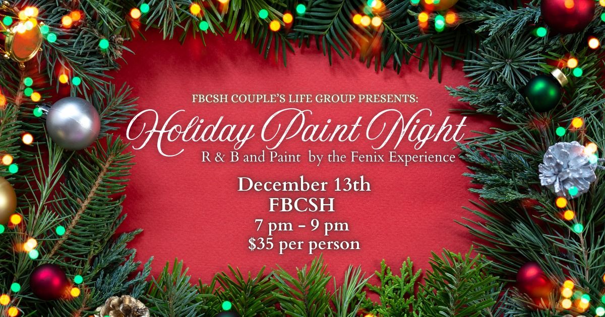 Holiday Paint Night!