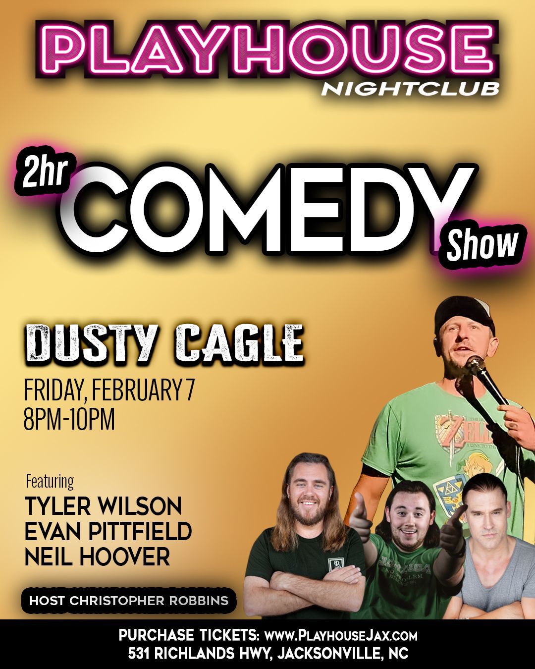 Comedy Show at Playhouse Nightclub 