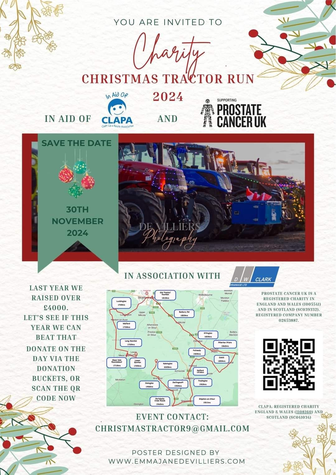 Charity Christmas Tractor Run 