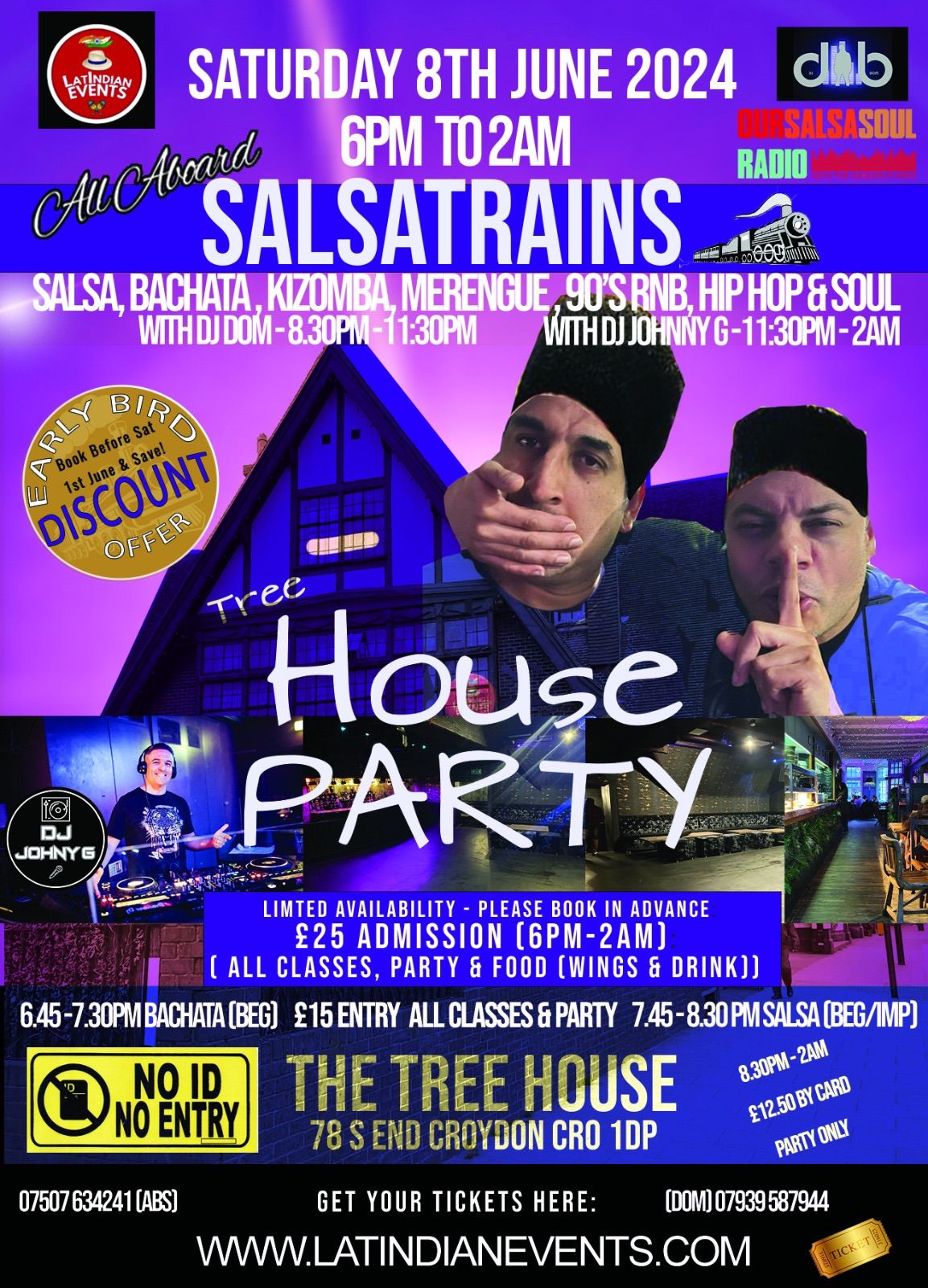 SalsaTrains TreeHouse Party