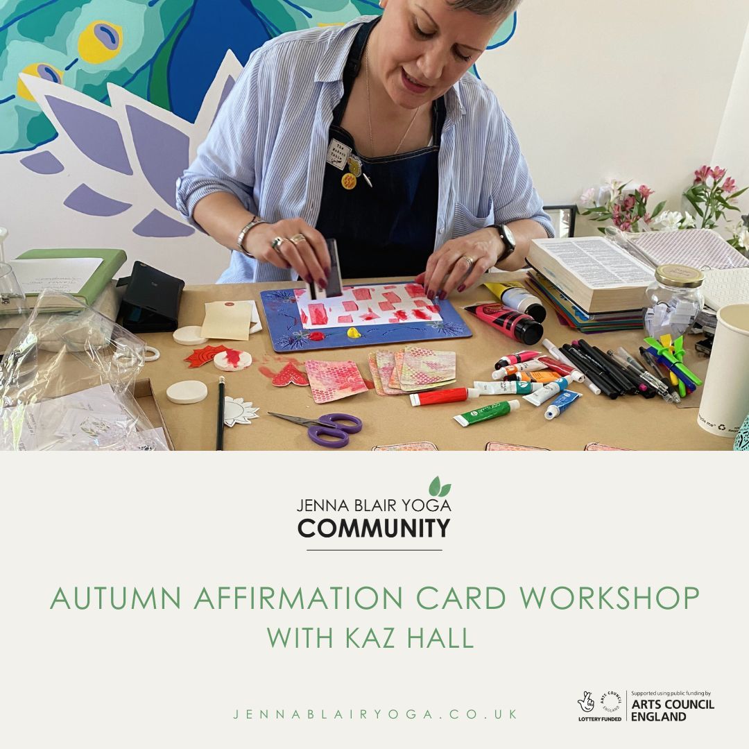  Autumn Affirmation Card Workshop with Kaz Hall