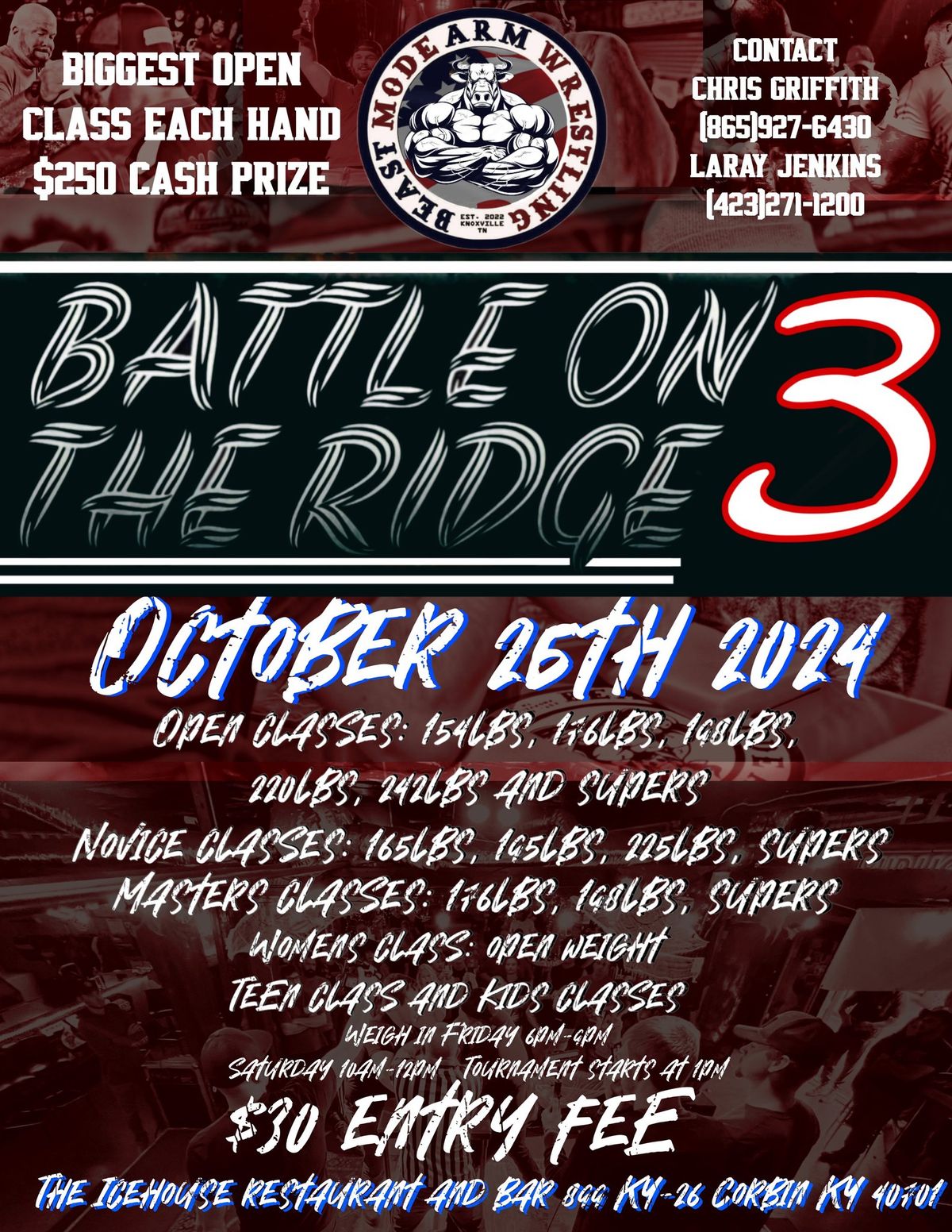 Battle on the Ridge 3 Armwrestling championship 