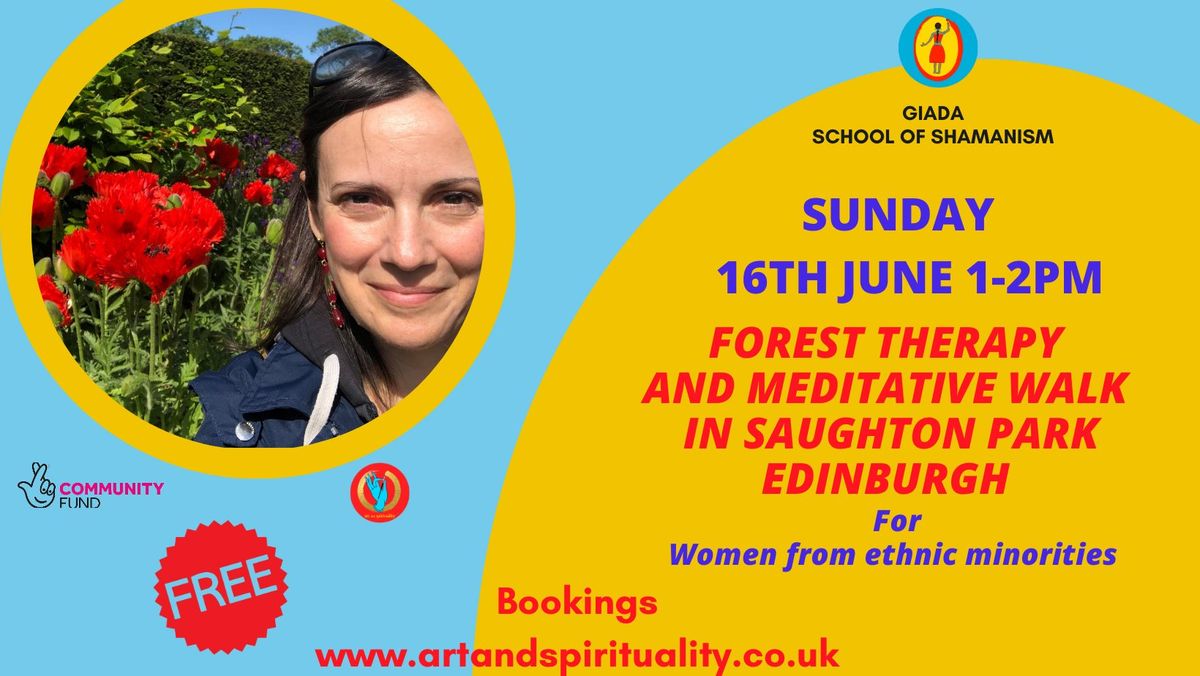 FREE FOREST THERAPY AND MEDITATIVE WALK minority etnics women