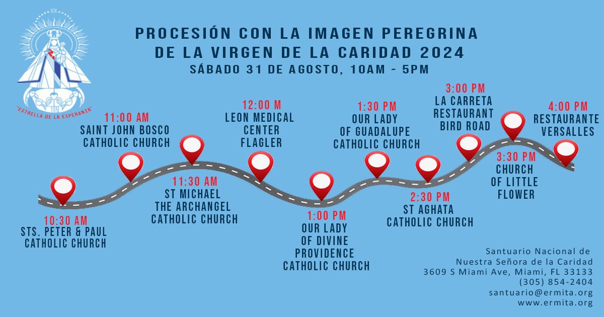 Procesi\u00f3n con la Imagen Peregrina de la Virgen de la Caridad