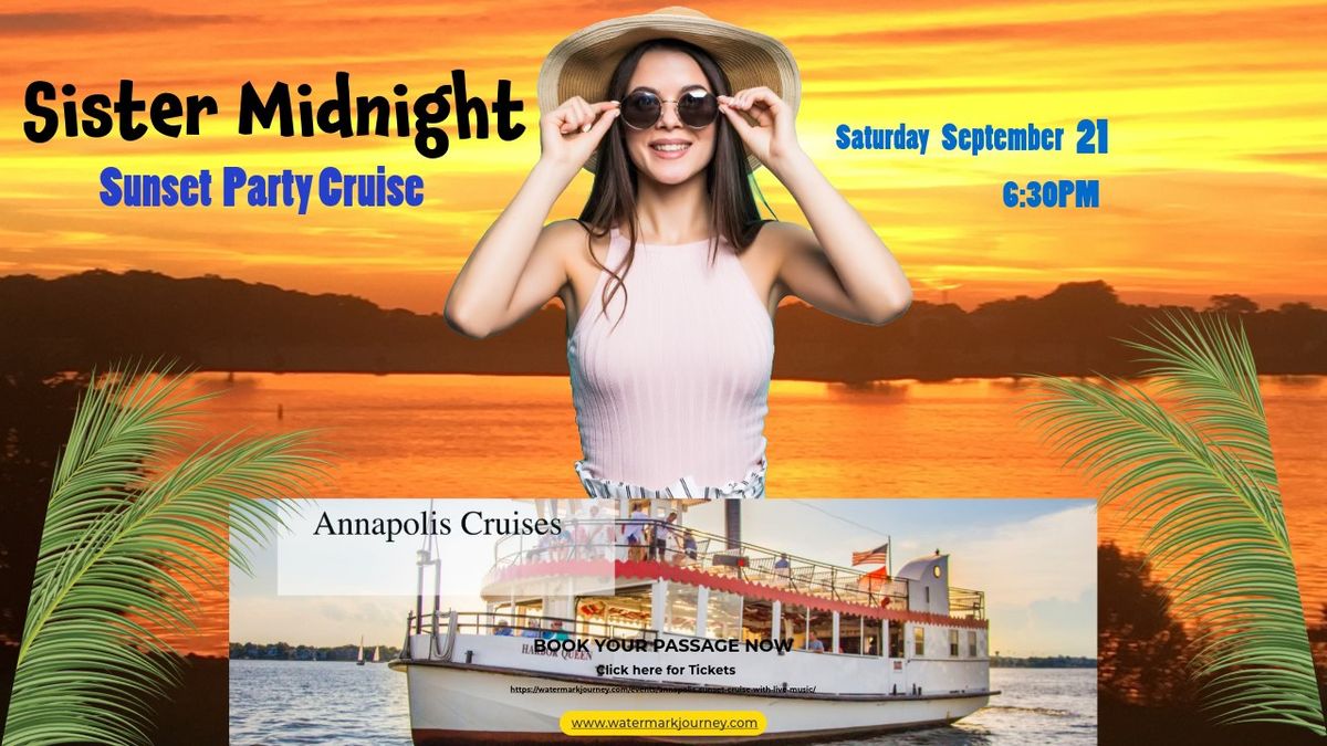 Take a sunset cruise on the Chesapeake Bay with Sister Midnight 