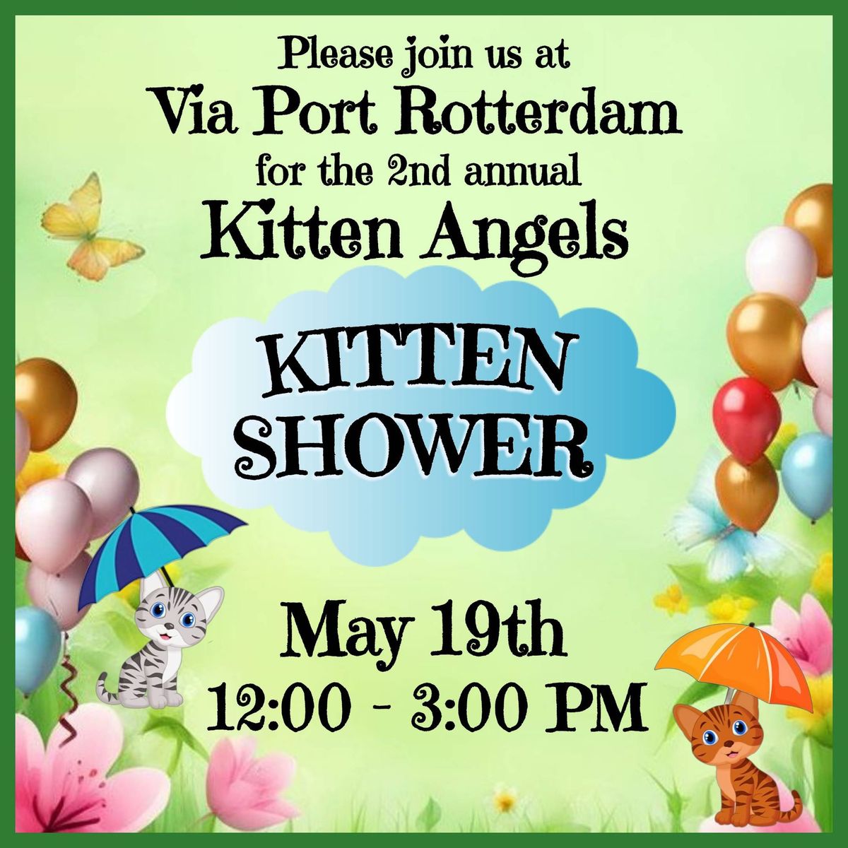 2nd annual Kitten Angels Kitten Shower