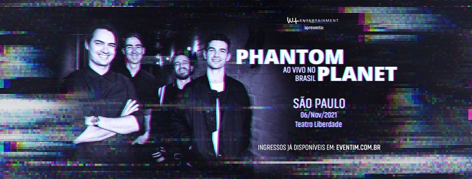 Phantom Planet em S\u00e3o Paulo - 05\/11\/2022 @Teatro Liberdade