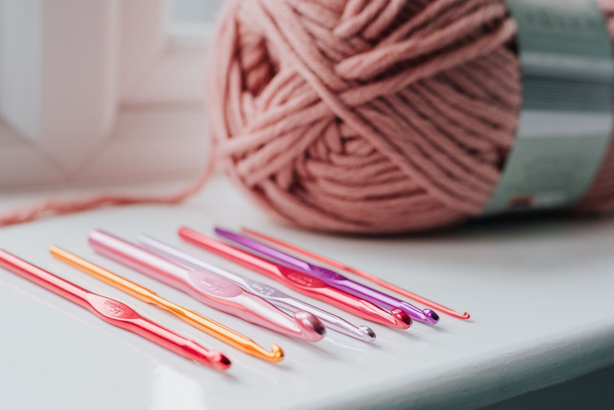 Crochet and Knitting Club at Brigadier General Charles E. McGee Library