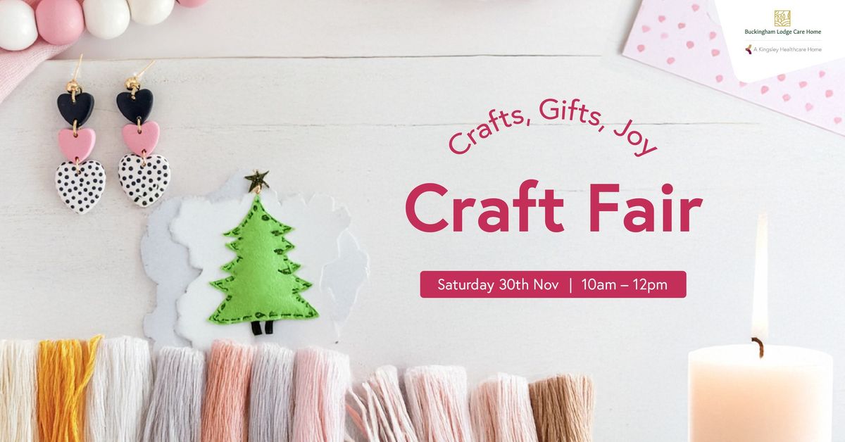 **ALL WELCOME** Christmas Craft Fair