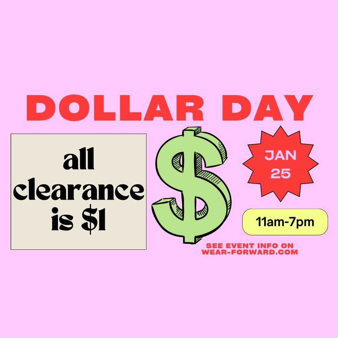 Dollar Day: ALL CLEARANCE $1