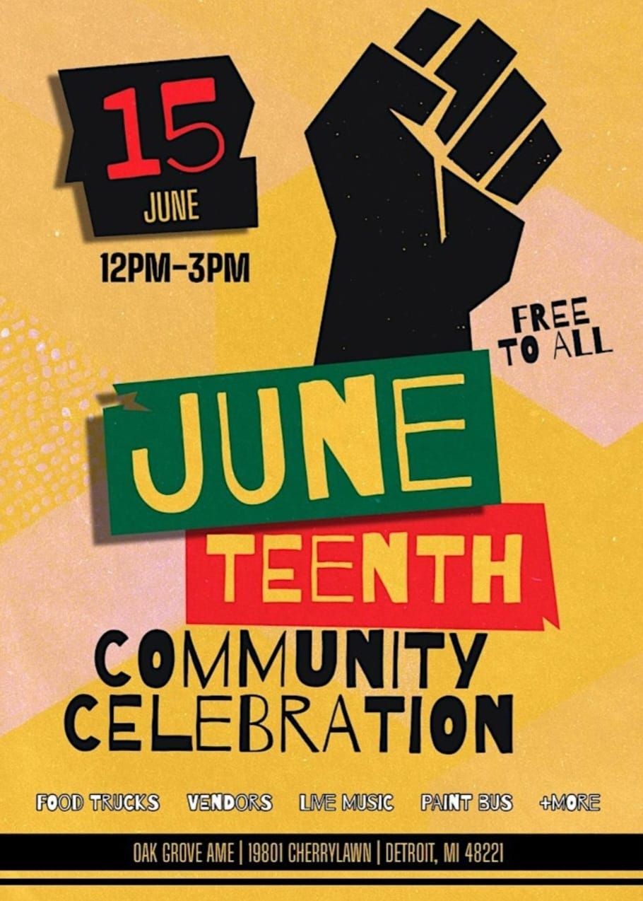 3rd Annual Juneteenth Community Festival