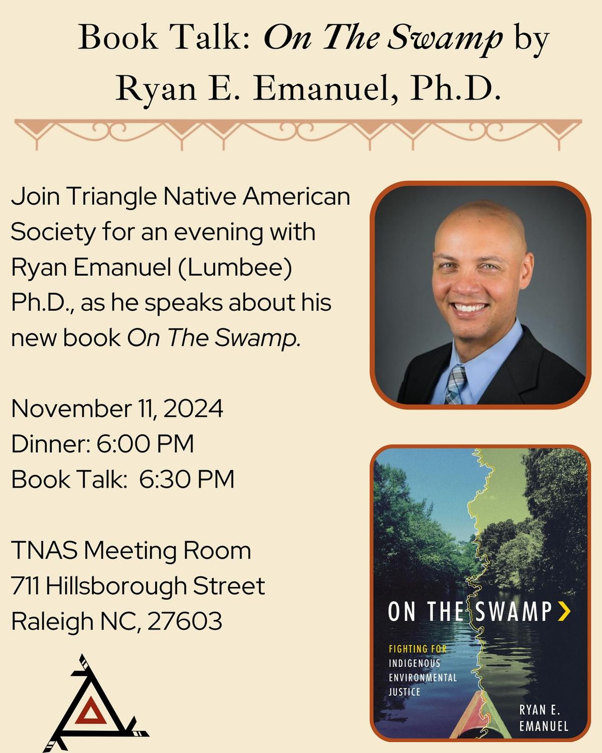 11\/11 Ryan Emanuel Book Talk - On the Swamp: Fighting for Indigenous Environmental Justice