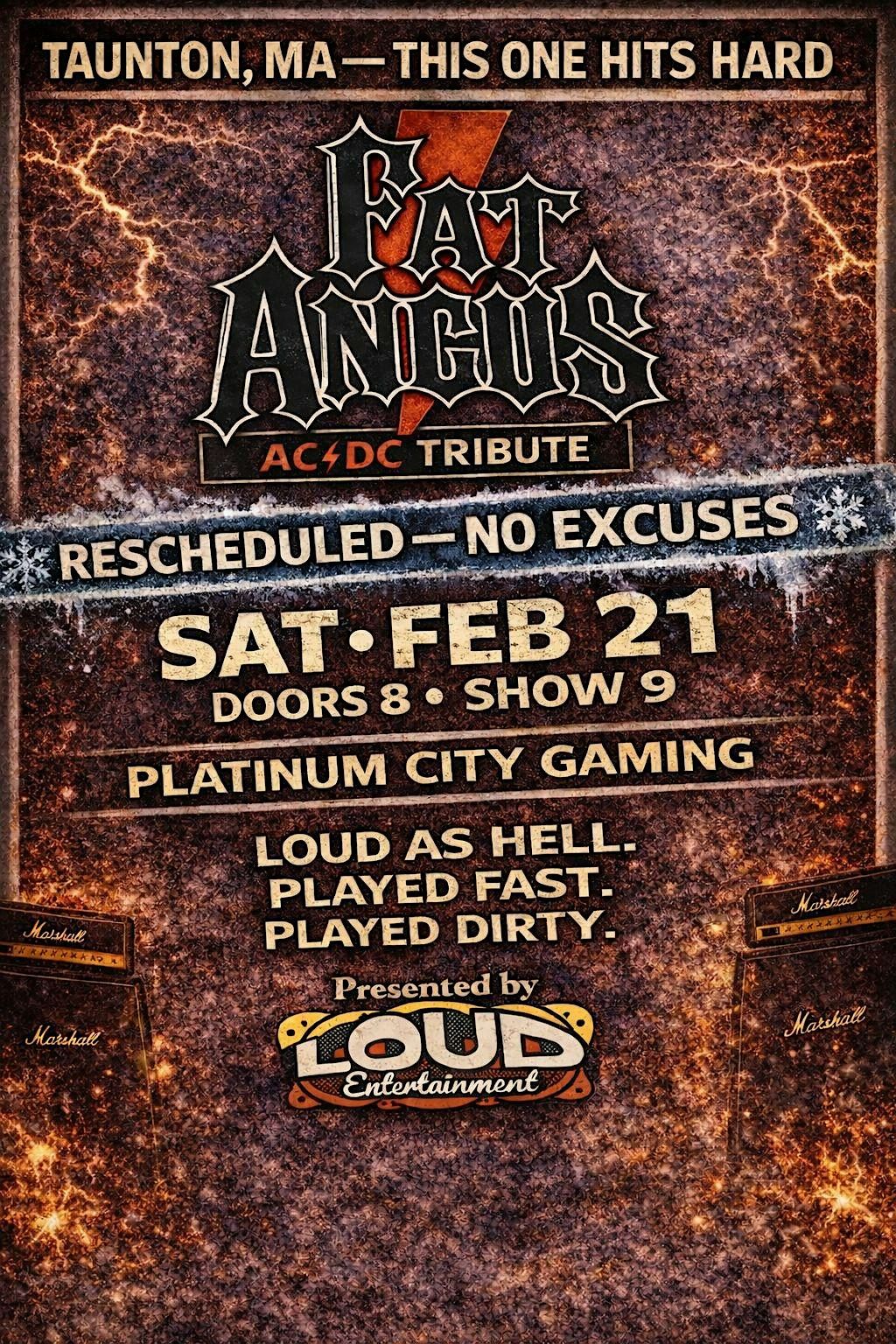 FAT ANGUS an AC/DC Tribute, Platinum City Gaming -Bar-Gaming Lounge ...