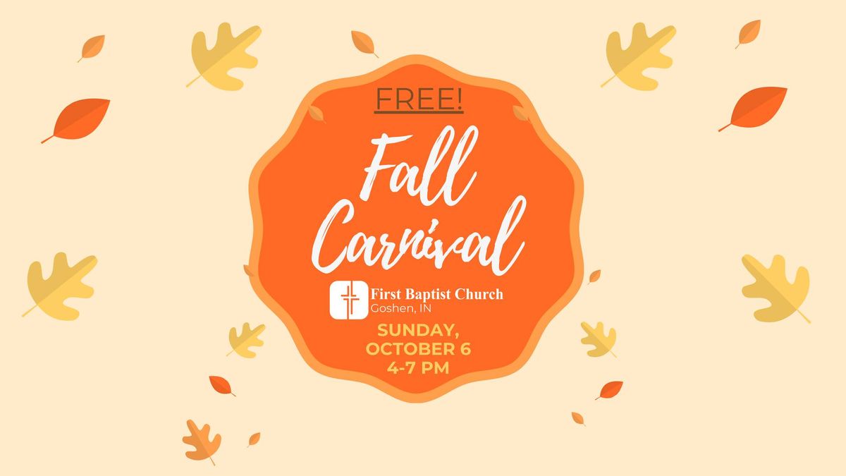 FREE Fall Carnival 